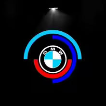 2Pcs LED Logo Projector Lights for BMW - Ghost Shadow Emblem Lamp - Compatible with BMW 3 5 7 Series X1 X3 X5 X6 (E90 F10 F30 G30)