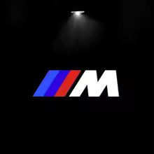 2Pcs LED Logo Projector Lights for BMW - Ghost Shadow Emblem Lamp - Compatible with BMW 3 5 7 Series X1 X3 X5 X6 (E90 F10 F30 G30)