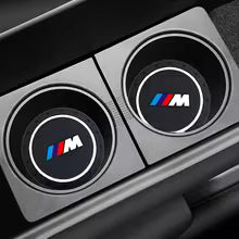 2PC Car Coaster Water Cup Bottle Holder Mat Anti-Slip Pad Accessories For BMW Series i3 i4 G07 G06 G05 G02 G01 F48 F39 G42 G30 M
