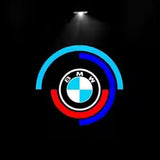 2Pcs LED Logo Projector Lights for BMW - Ghost Shadow Emblem Lamp - Compatible with BMW 3 5 7 Series X1 X3 X5 X6 (E90 F10 F30 G30)