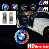2Pcs LED Logo Projector Lights for BMW - Ghost Shadow Emblem Lamp - Compatible with BMW 3 5 7 Series X1 X3 X5 X6 (E90 F10 F30 G30)