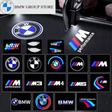 2Pcs LED Logo Projector Lights for BMW - Ghost Shadow Emblem Lamp - Compatible with BMW 3 5 7 Series X1 X3 X5 X6 (E90 F10 F30 G30)